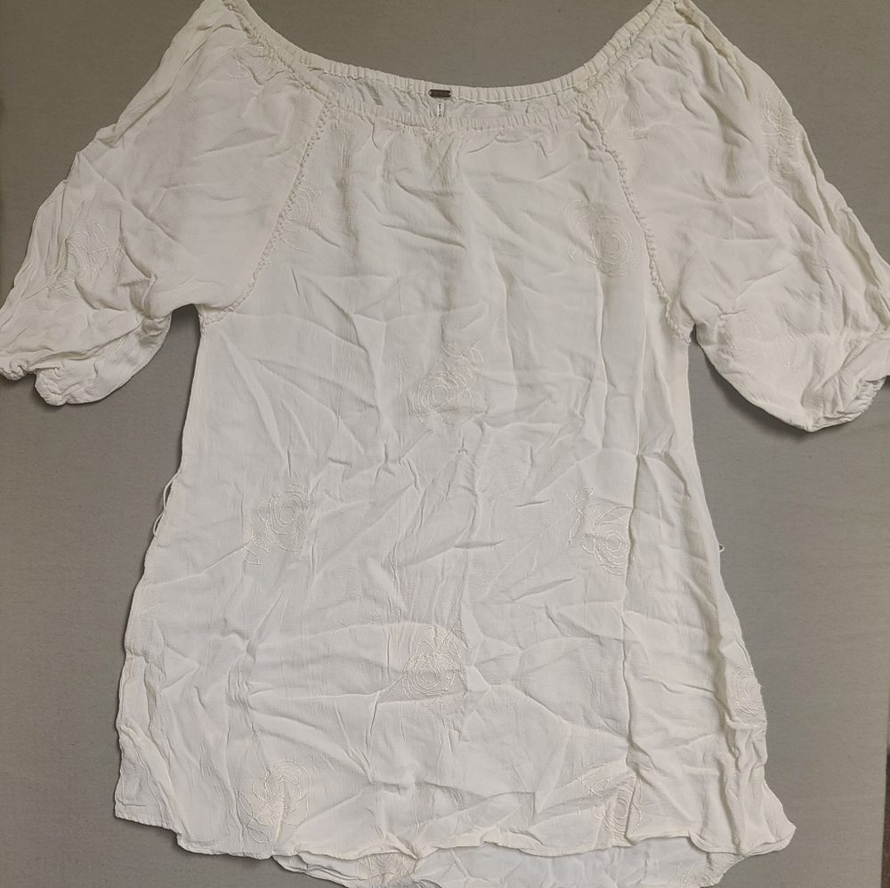 Free People Boho off the shoulder top Size S